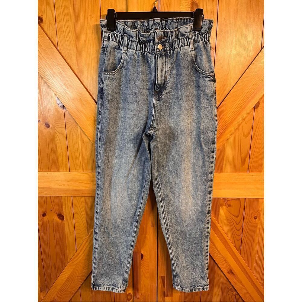 Denim Co Mom Jeans Womens Size 8 Relaxed Fit Stonewashed (3261)